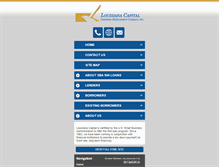 Tablet Screenshot of louisianacapital.com